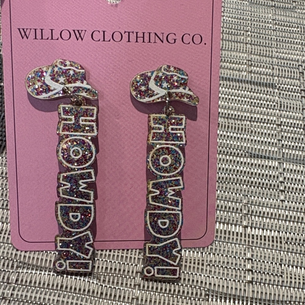 Willow Clothing Co. Multicolor 'Howdy' Earrings